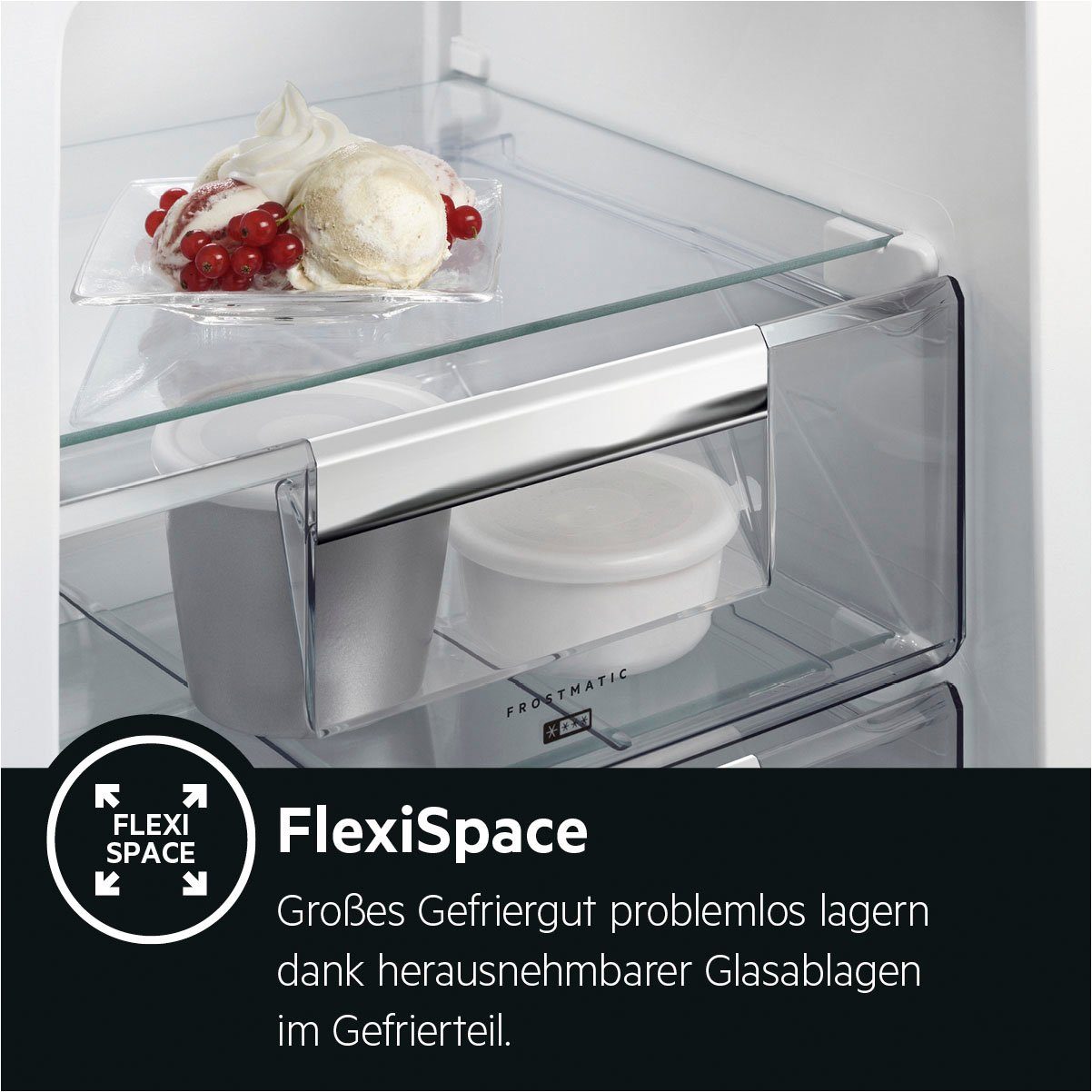 AEG Einbaukühlgefrierkombination SCE618F3LS, 177,2 cm hoch, 54,8 cm breit