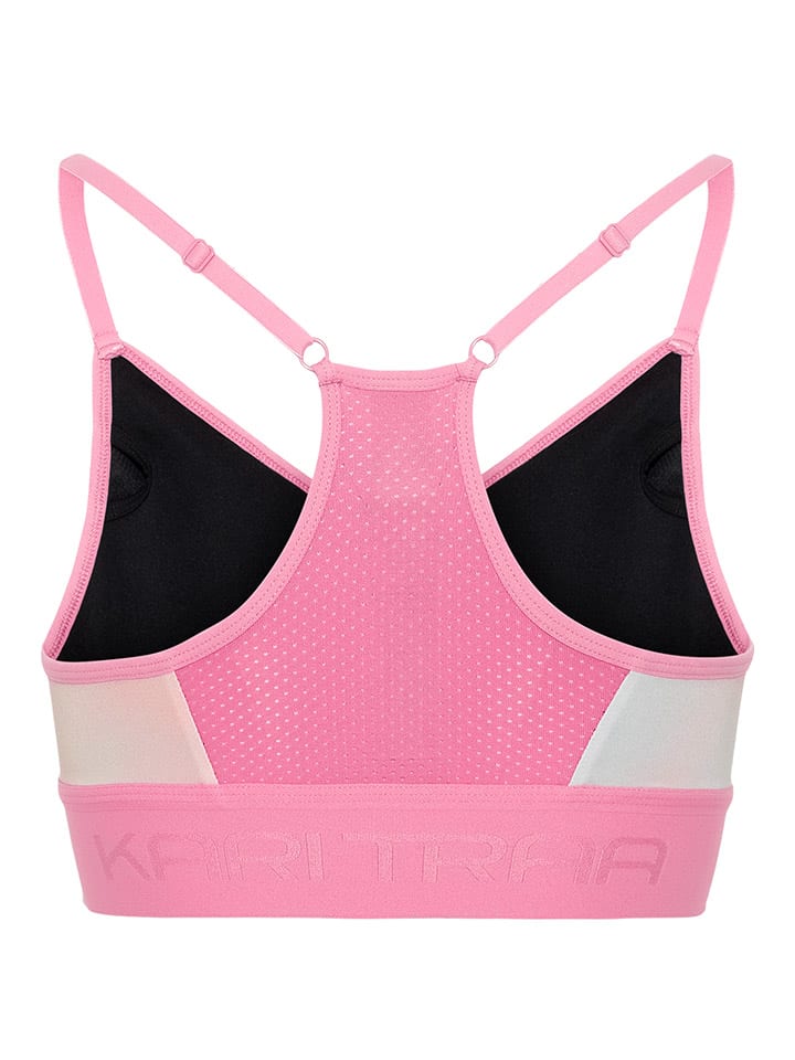KARI TRAA Sport-Bustier in Rosa/ Hellblau günstig kaufen