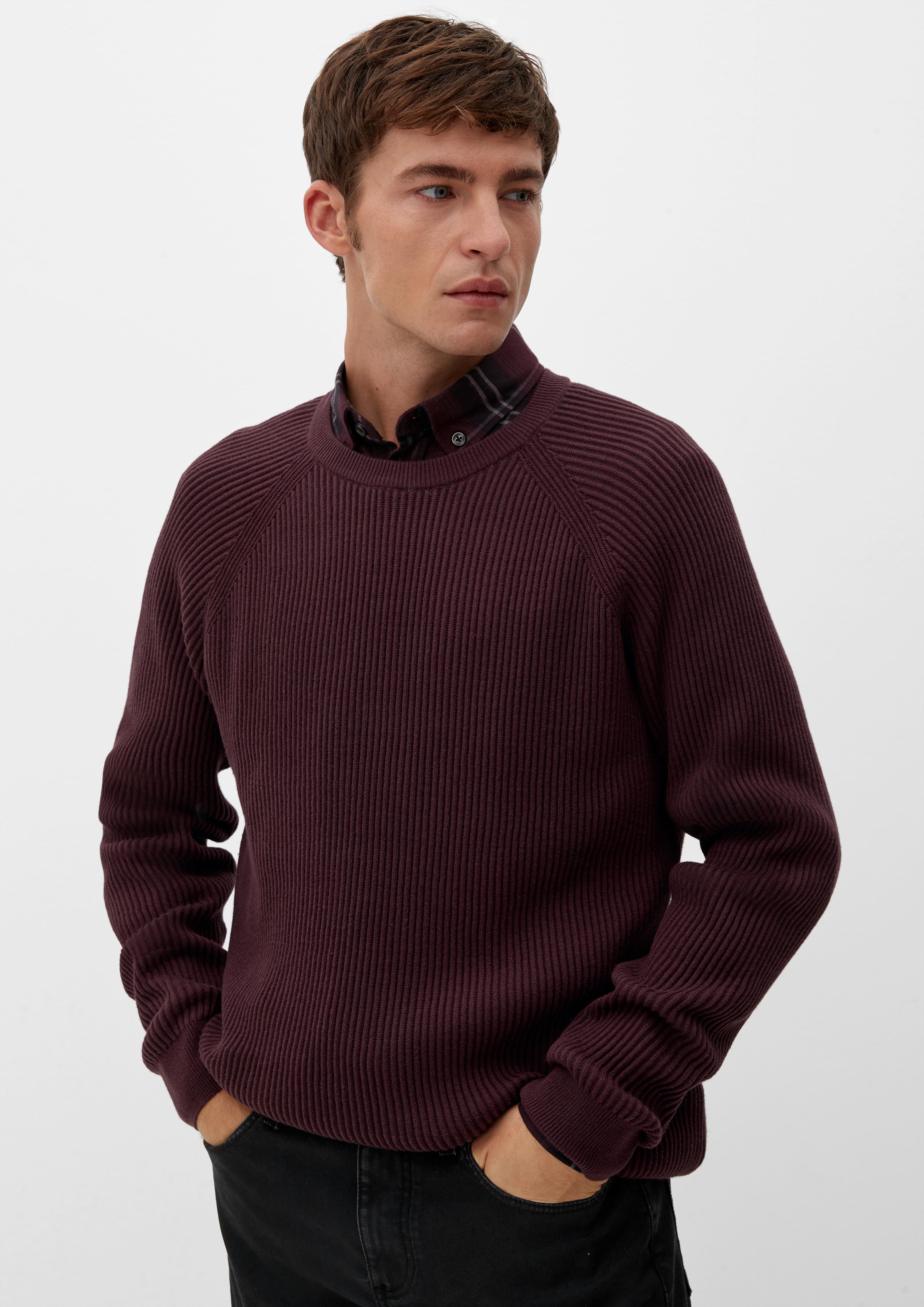 Strickpulli mit Rippstruktur  2124528-4991