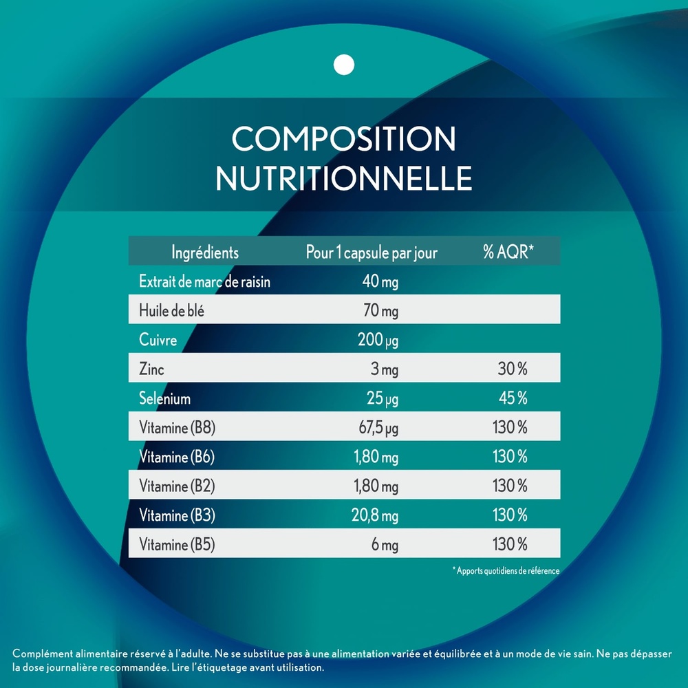 oenobiol Hair Expert Fortifiant Anti-Âge Complément alimentaire Cheveux