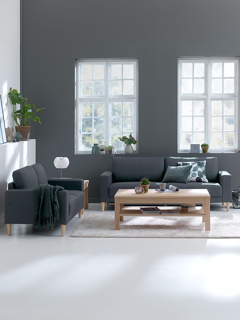 EGENSE Sofa 3-osobowa EGENSE w kolorze ciemnoszarym
