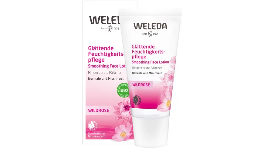WELEDA WILDROSE Glättende Feuchtigkeitspflege 30 ml