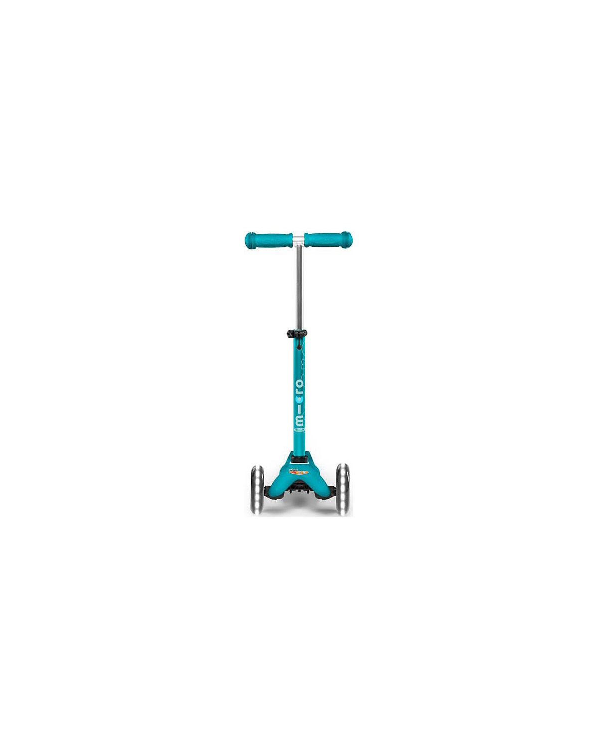 Kickboard mini micro deluxe LED aqua