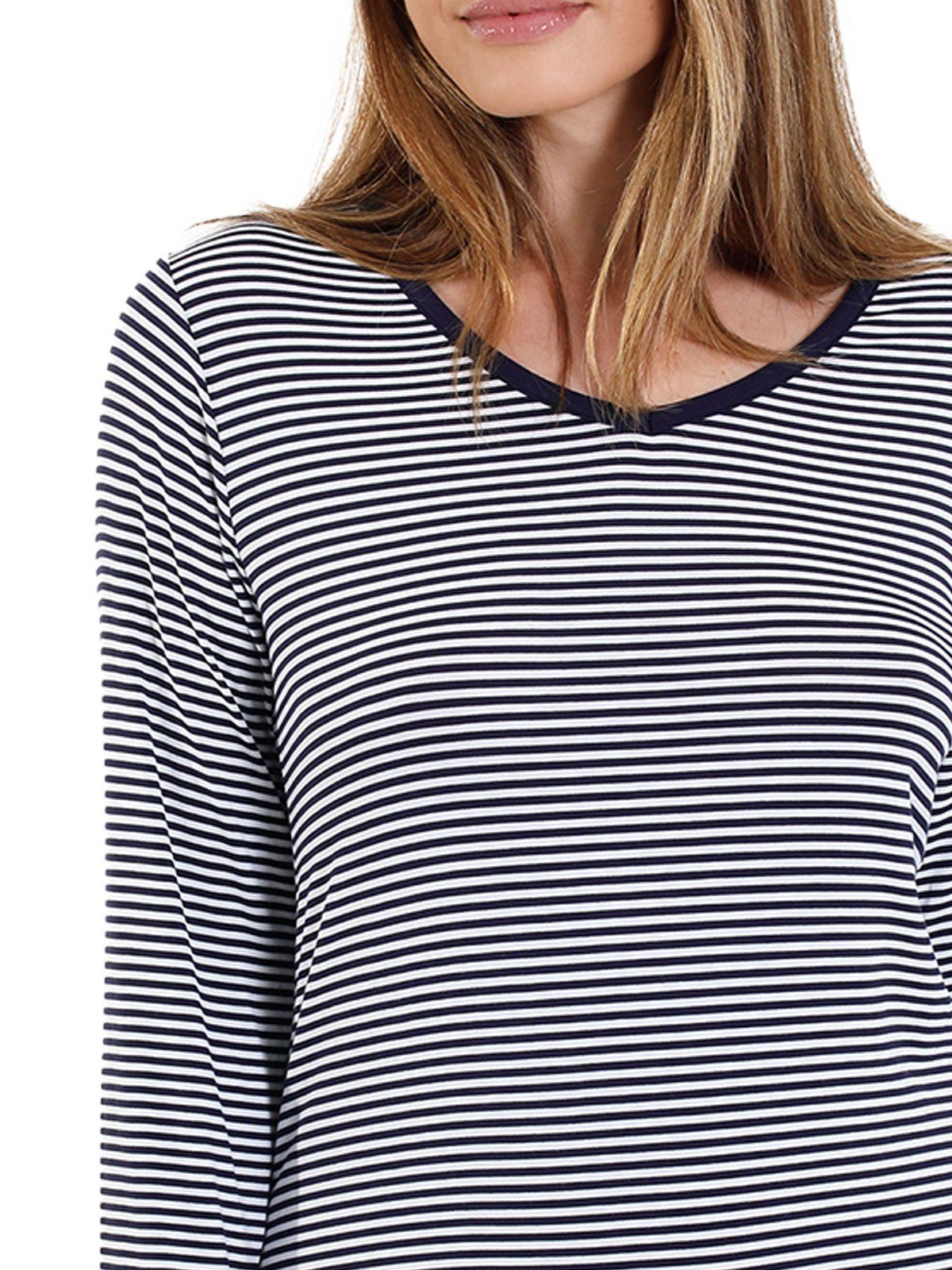 Sassa Nachthemd Nachthemd Casual Comfort Stripe (Stück, 1-tlg) -