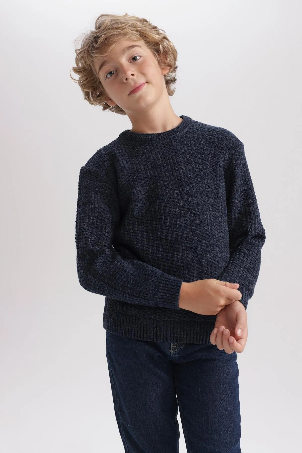 DeFacto  Strickpullover mit Rundhalsausschnitt - Junge A5004a823wn