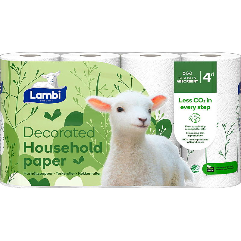 Lambi Tørkerull Lambi 4-pk Decor