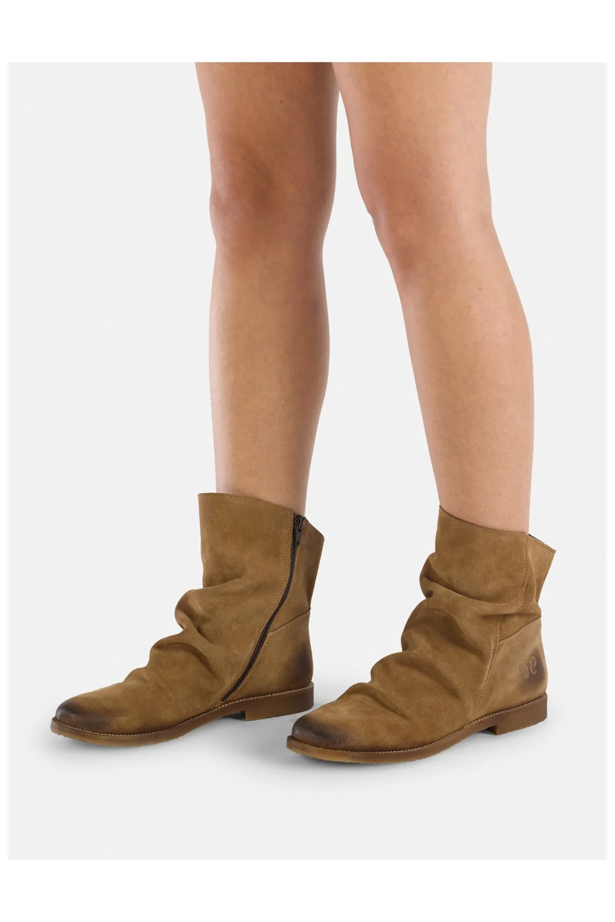 Felmini  Stiefelette - Grau - Blockabsatz