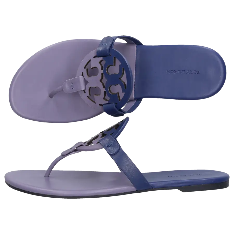 Tory Burch - Sandalen MILLER Ziegenleder - blau