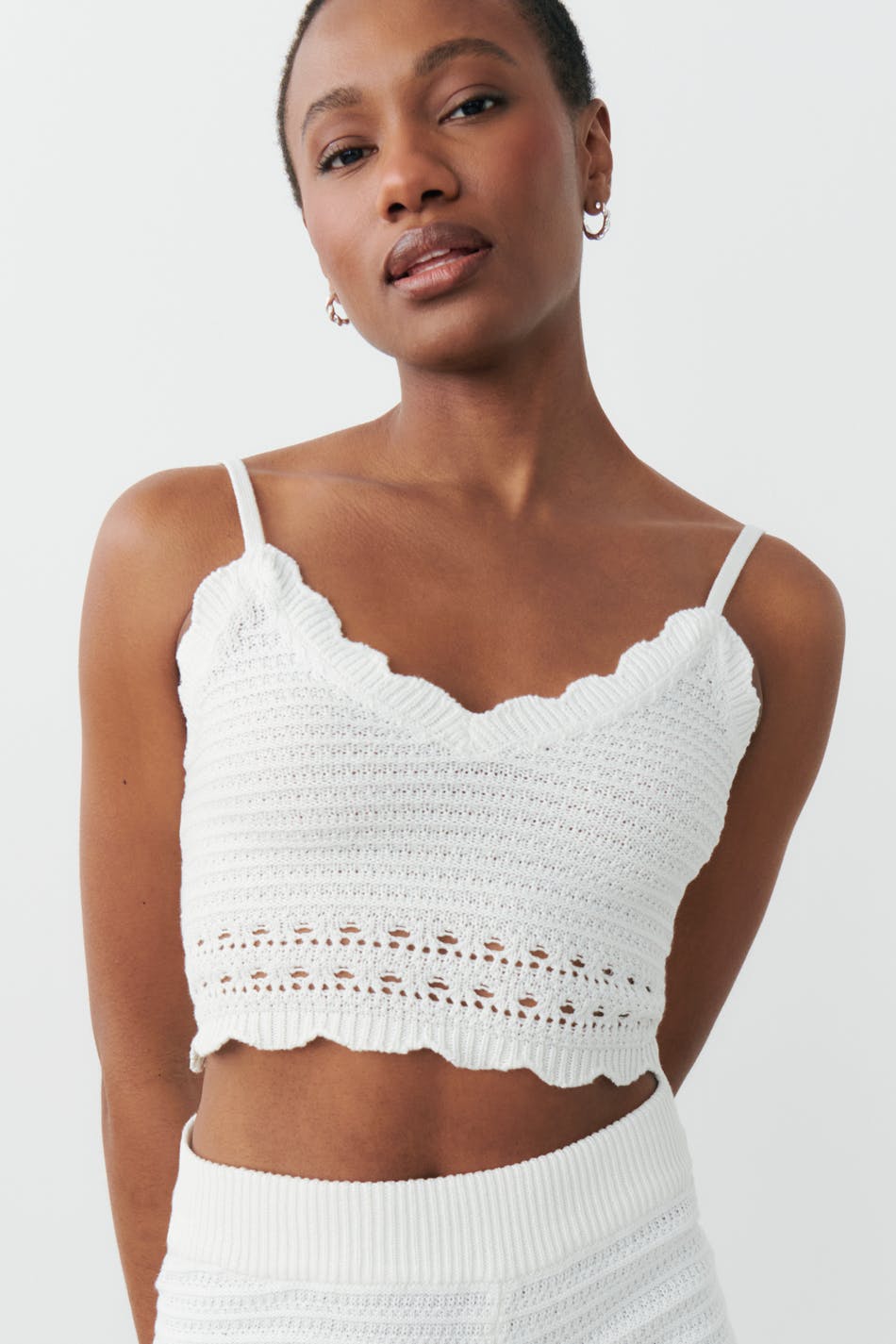 Knitted singlet