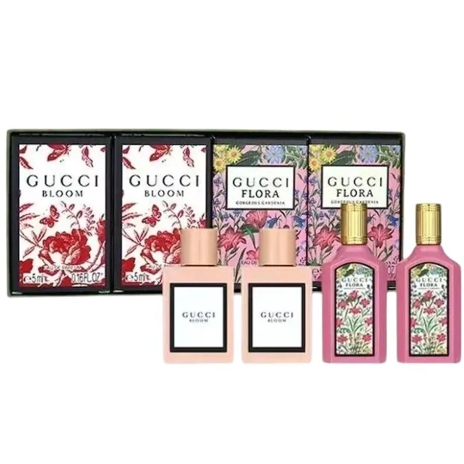 Gucci poklon set za žene Bloom EDP/S 2x5ml + Flora Gorgeous Gardenia EDP/S 2x5ml