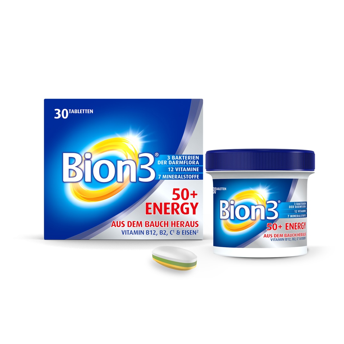 3 50+ Energy Tabletten