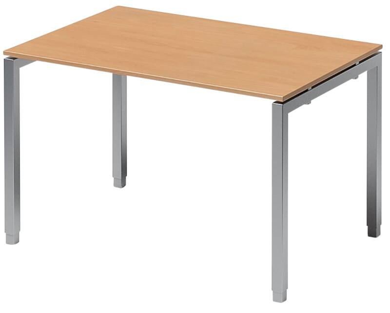 Bisley Schreibtisch Cito Buche, Silber 1.200 x 800 x 850 mm