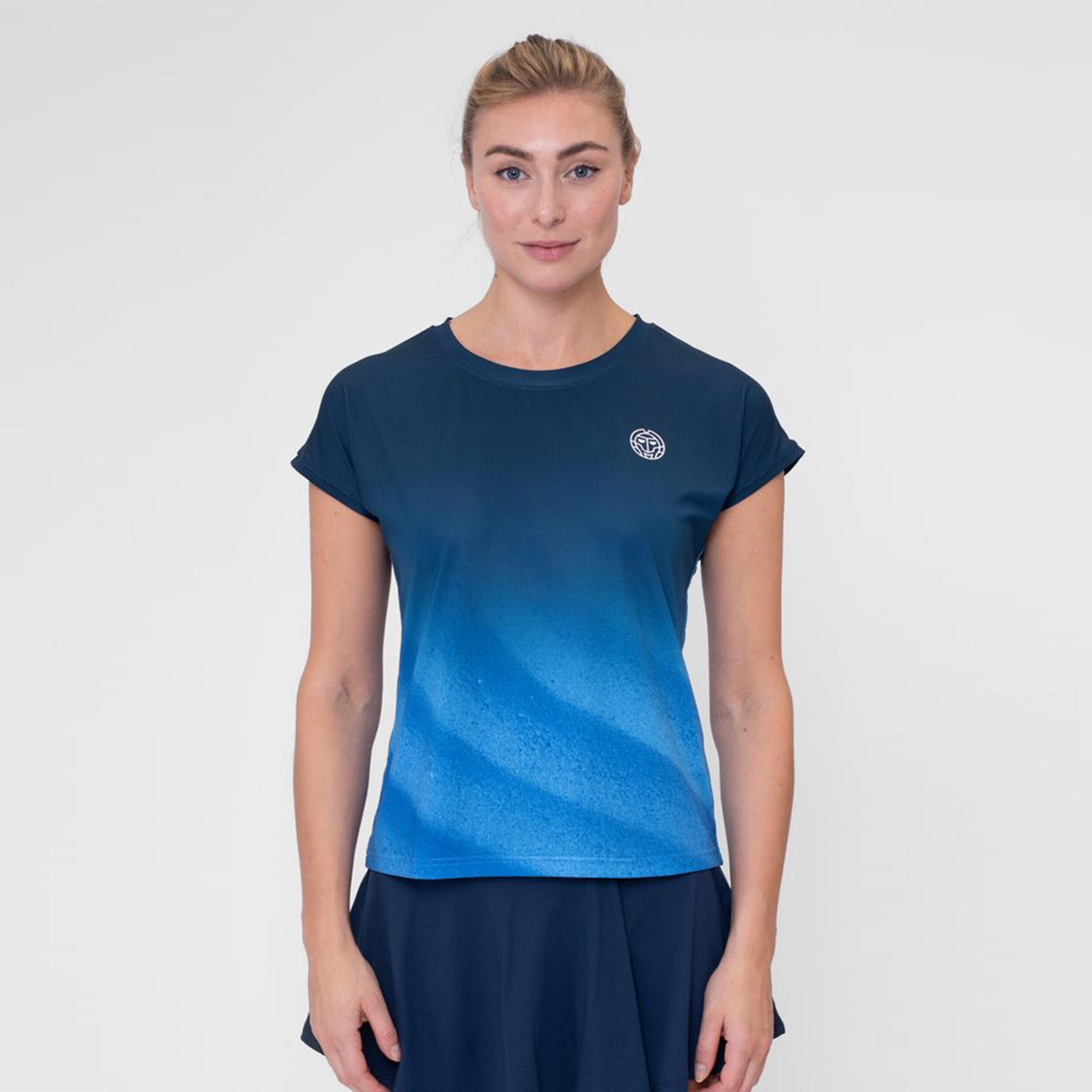 Beach Spirit T-Shirt Damen - Dunkelblau, Blau