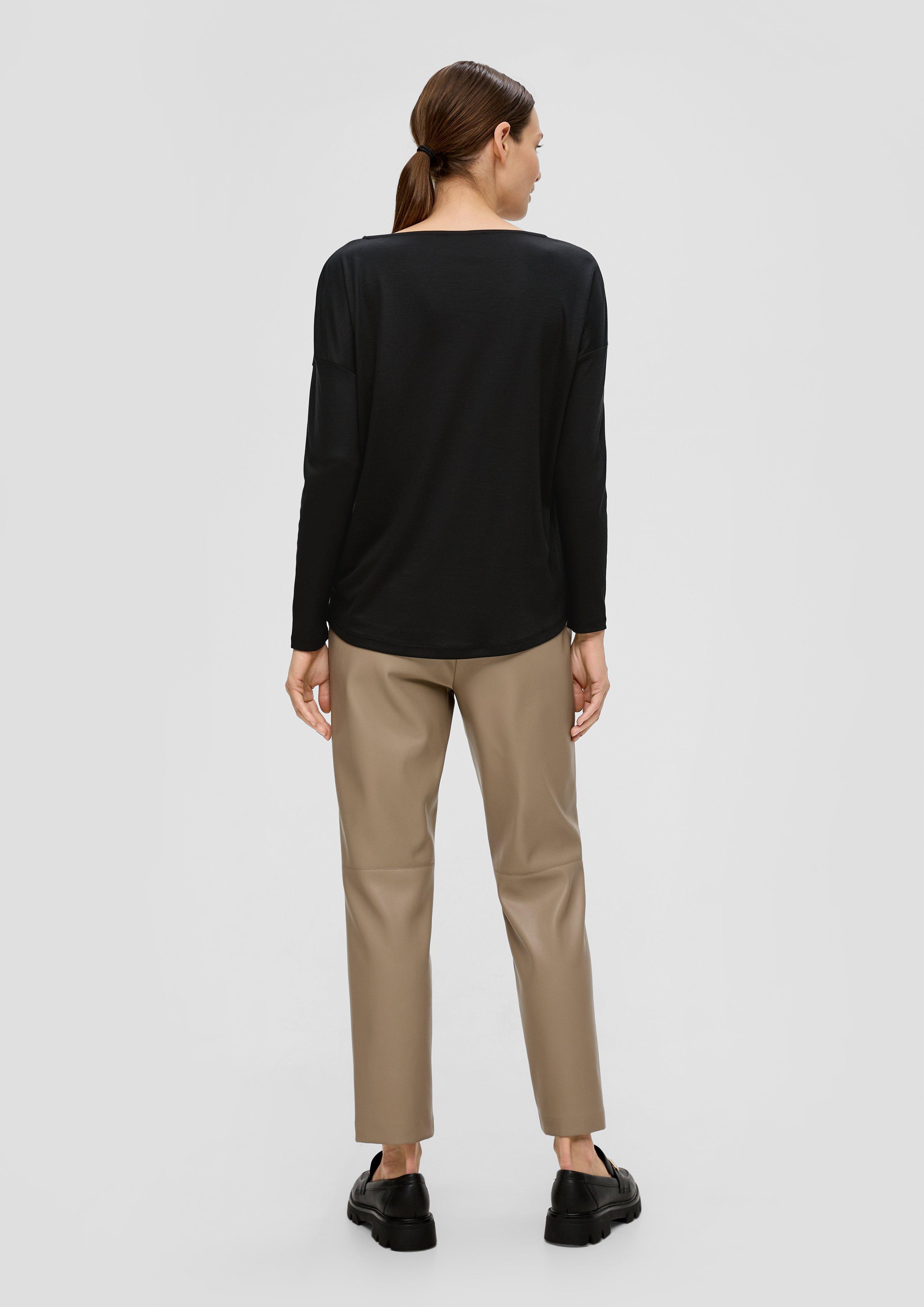 Langarmshirt mit überschnittenen Schultern  2146006-9999