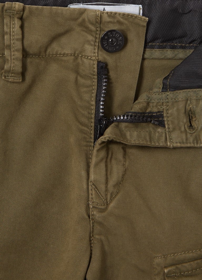 Pantaloni cargo Stone Island 30215 Slim Fit cu logo