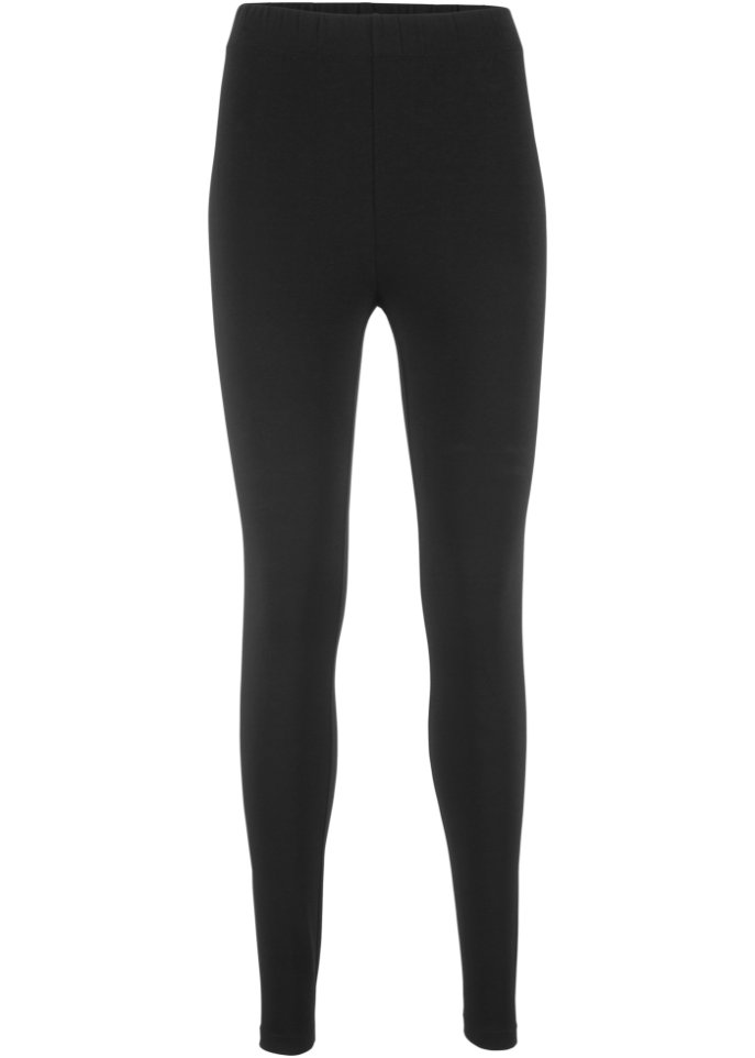 Baumwoll-Leggings mit elastischem Komfortbund