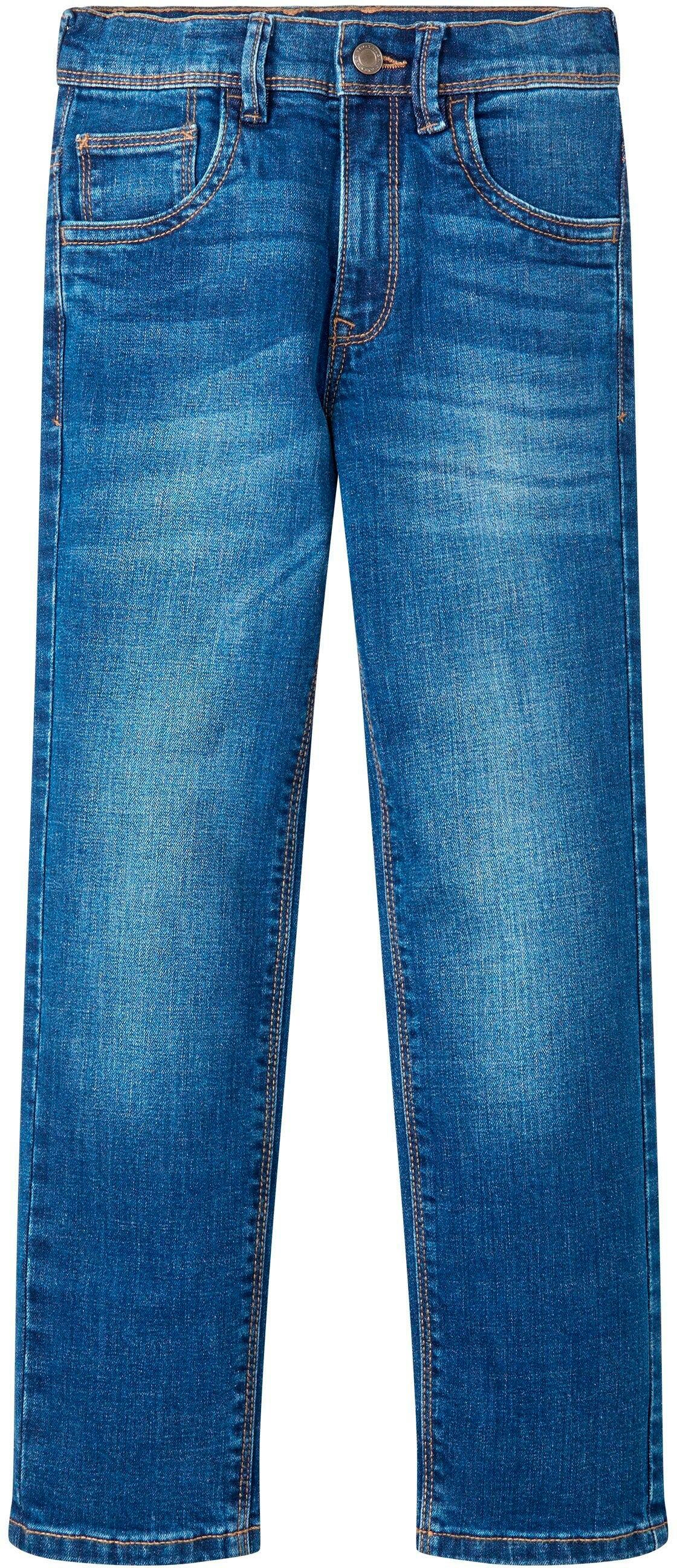 TOM TAILOR Slim-fit-Jeans Tim mit Knopf- und Reißverschluss