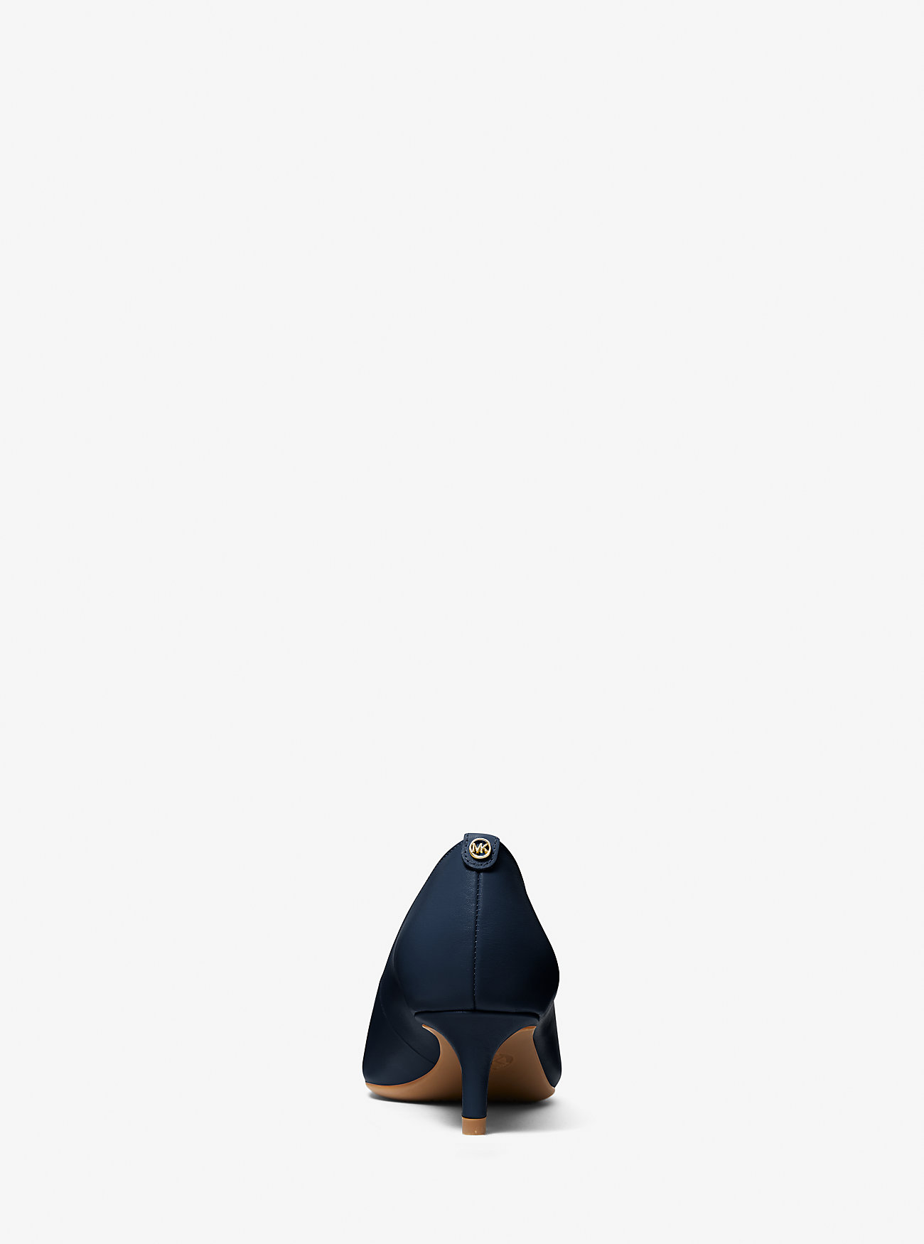 Alina Flex Lær Kitten Pumps - Marineblå