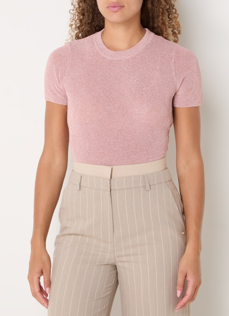 Pulover JOSH V Rio din tricot fin cu inserții din lurex