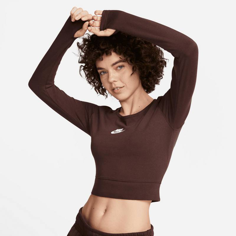 Nike Crop Top Dance Langarmshirt Damen