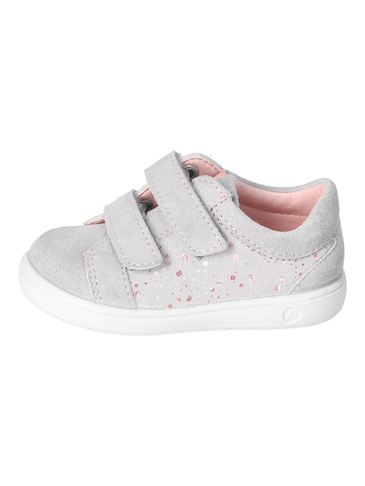 PEPINO Leder-Sneakers in Grau günstig kaufen