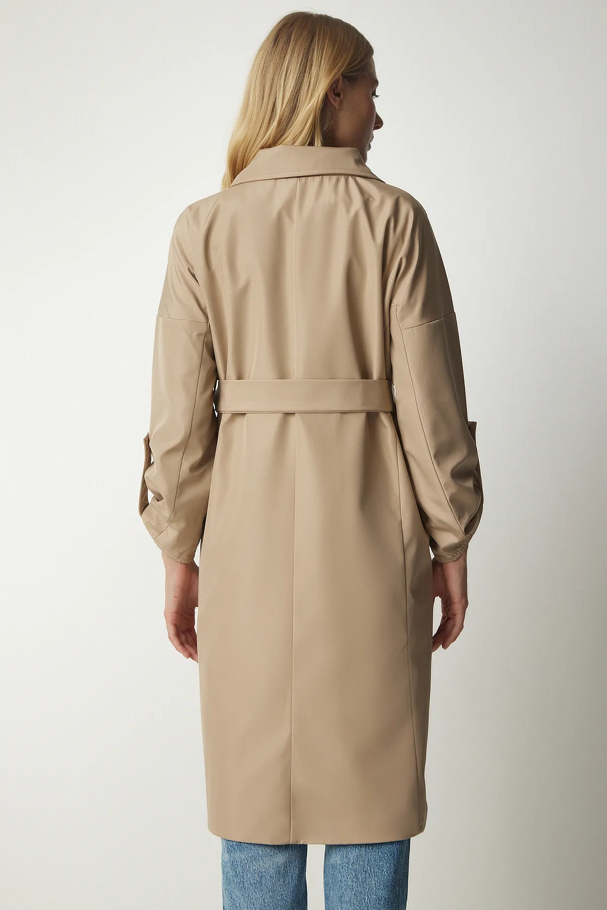 Happiness İstanbul  Trenchcoat - Beige - Basic