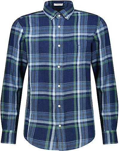 GANT Herren Hemd INDIGO TWILL