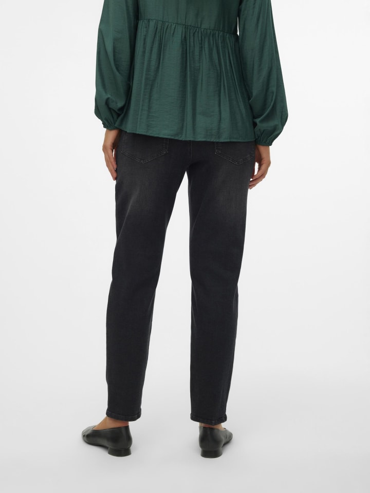Vero Moda Mom Fit Umstandsjeans in Black Denim günstig kaufen