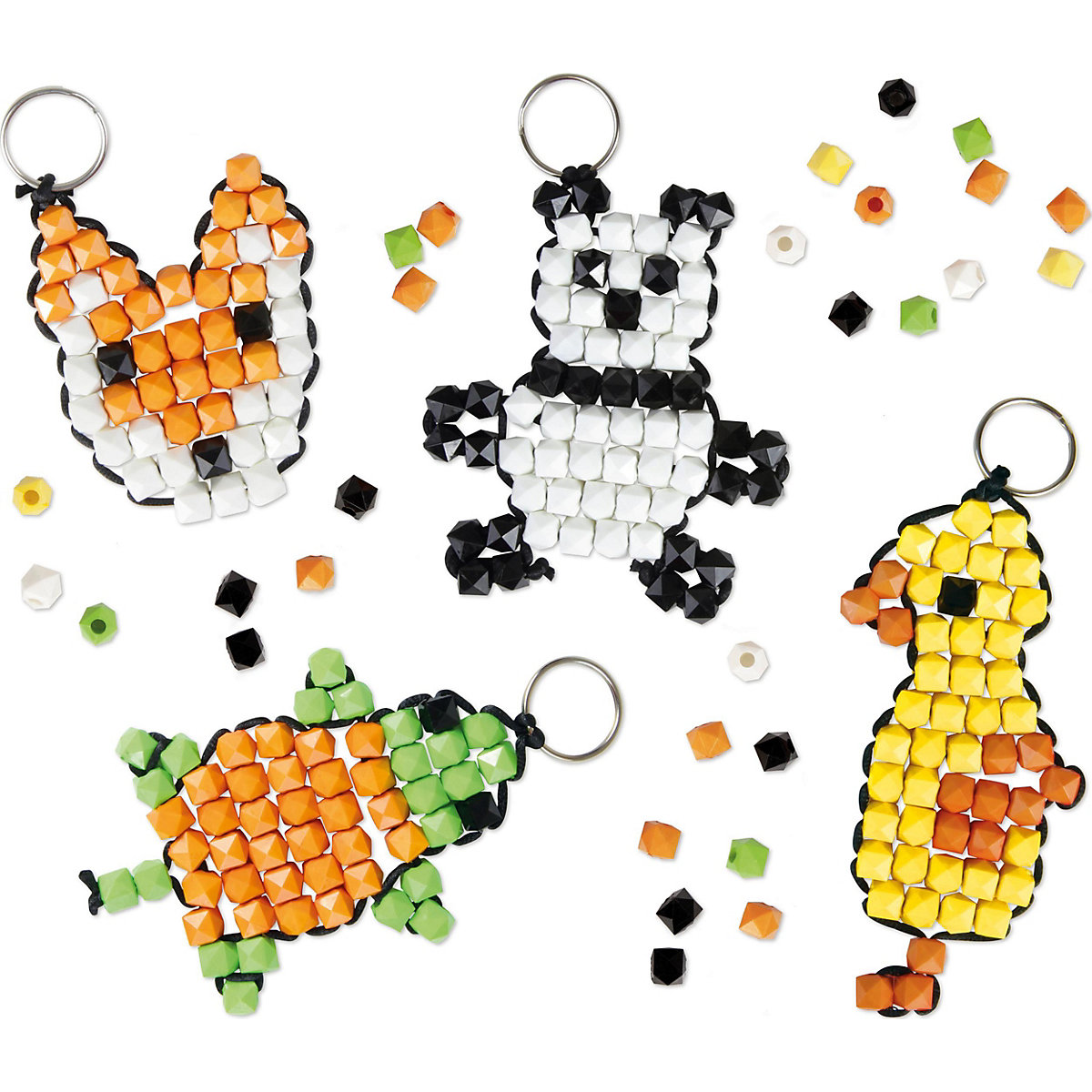 Maskottchen Tiere, Faltschachtel