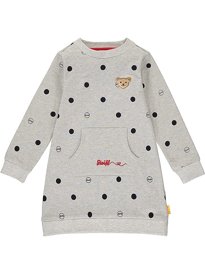 Steiff Sweatkleid in Grau günstig kaufen 122