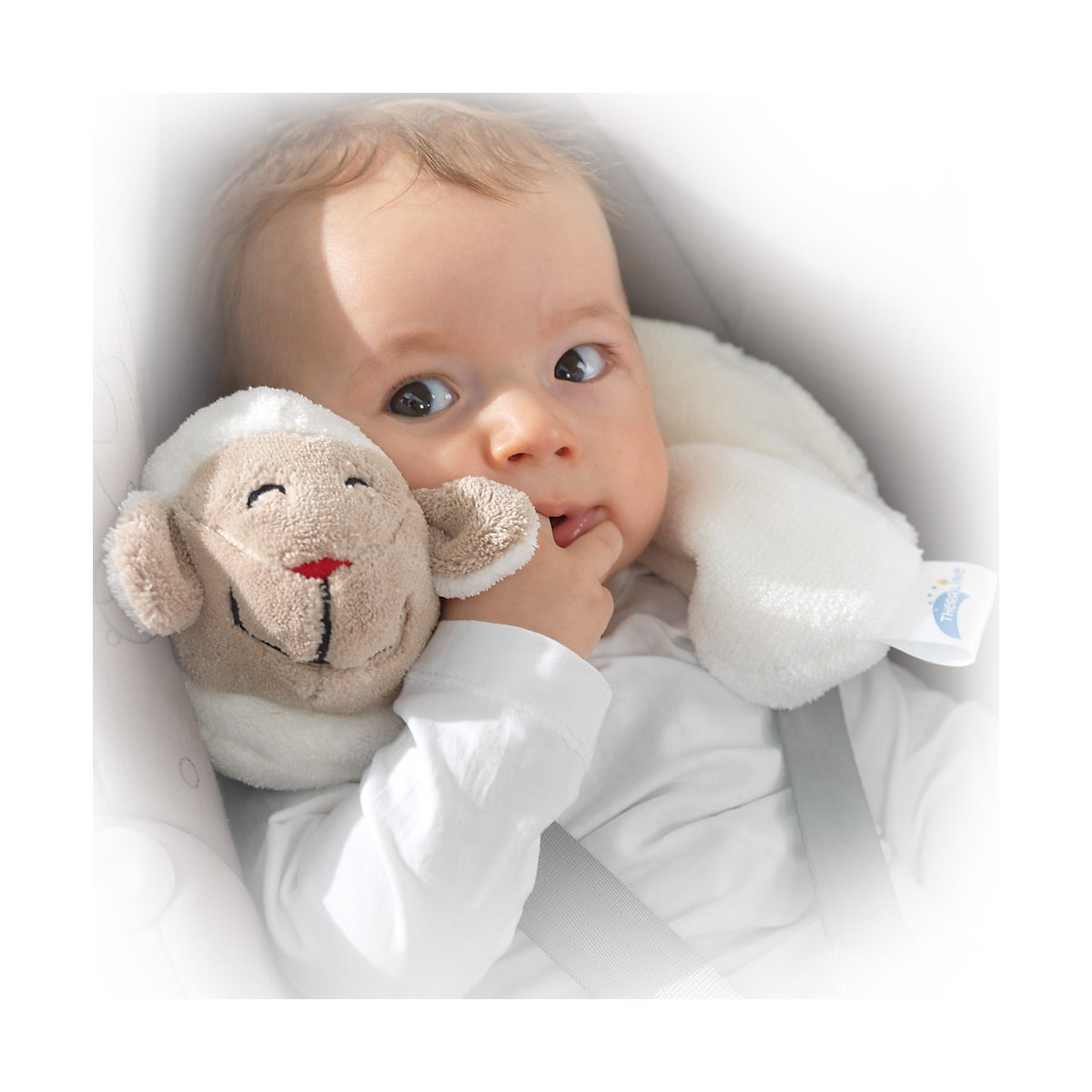 Baby Nackenkissen Schaf, 65 cm x 10 cm