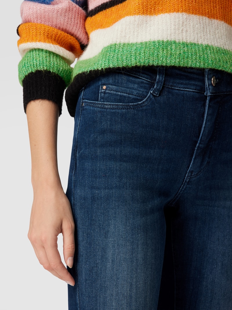Bootcut Jeans mit Label-Detail Modell 'DREAM' in blau