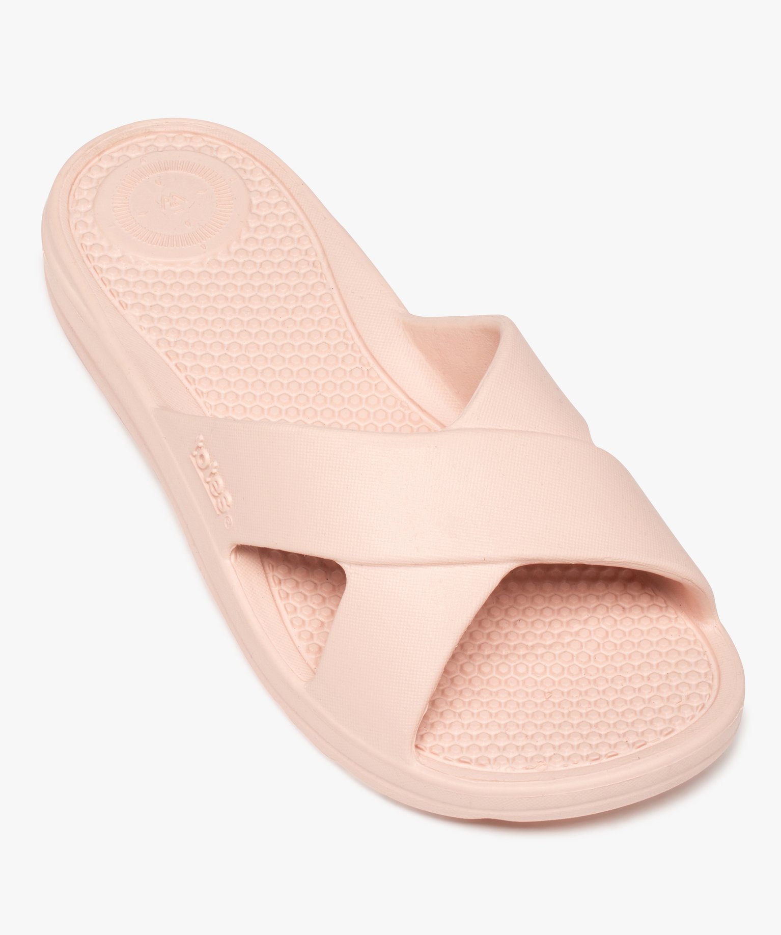 Mules de piscine femme unies - Isotoner rose | GEMO