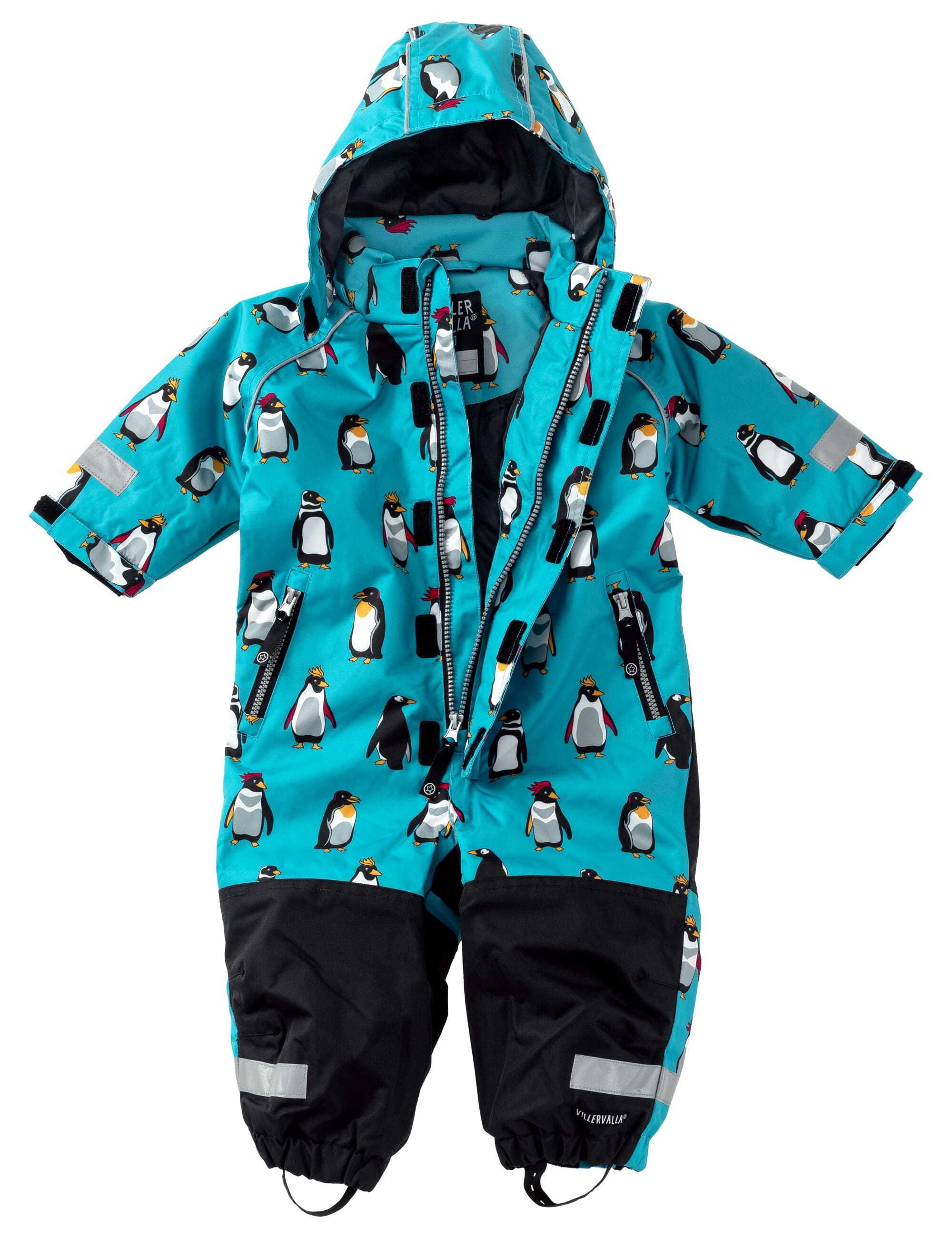Villervalla Schneeoverall Schneeanzug Pinguin (1-tlg)