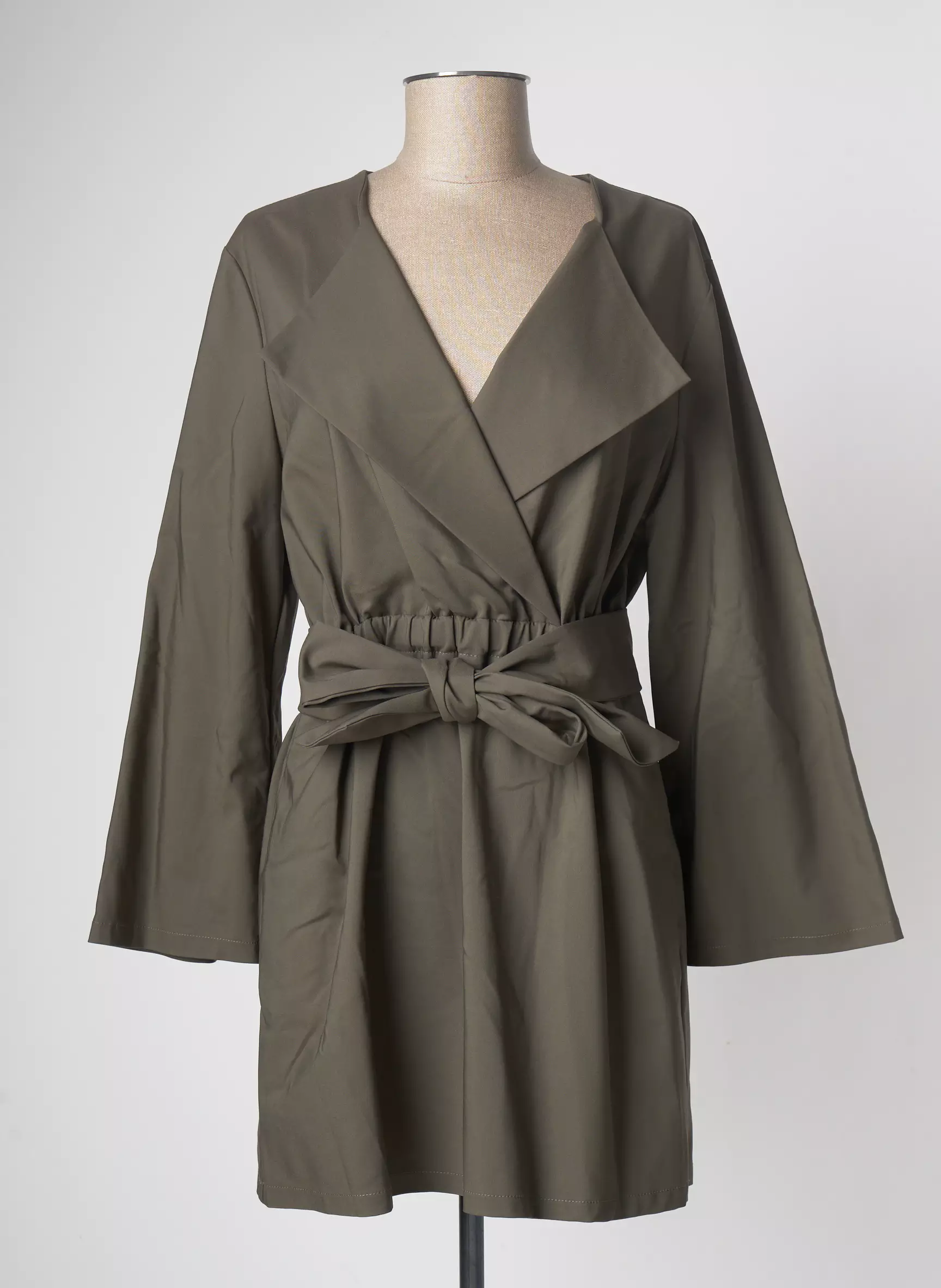 Laagam Robes Courtes Femme couleur vert
