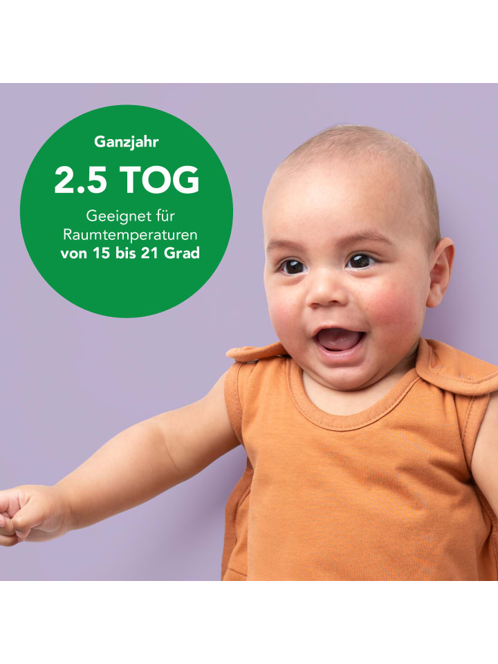 Schlummersack Babyschlafsack, 2.5 TOG in Hellbraun günstig kaufen