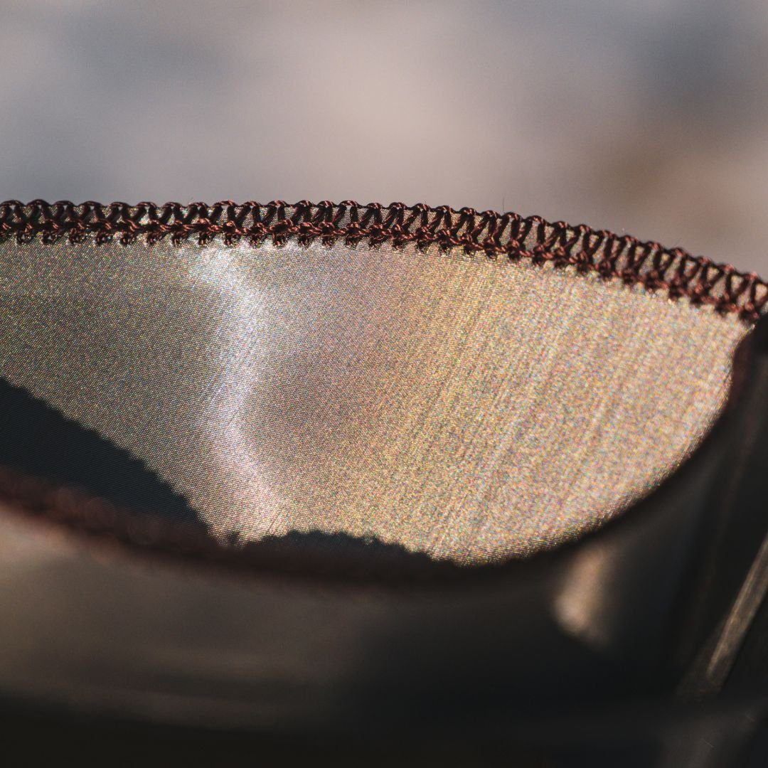 pandoo Kaffeebereiter Wiederverwendbarer Kaffeefilter aus Edelstahl, Edelstahlfilter 1x4