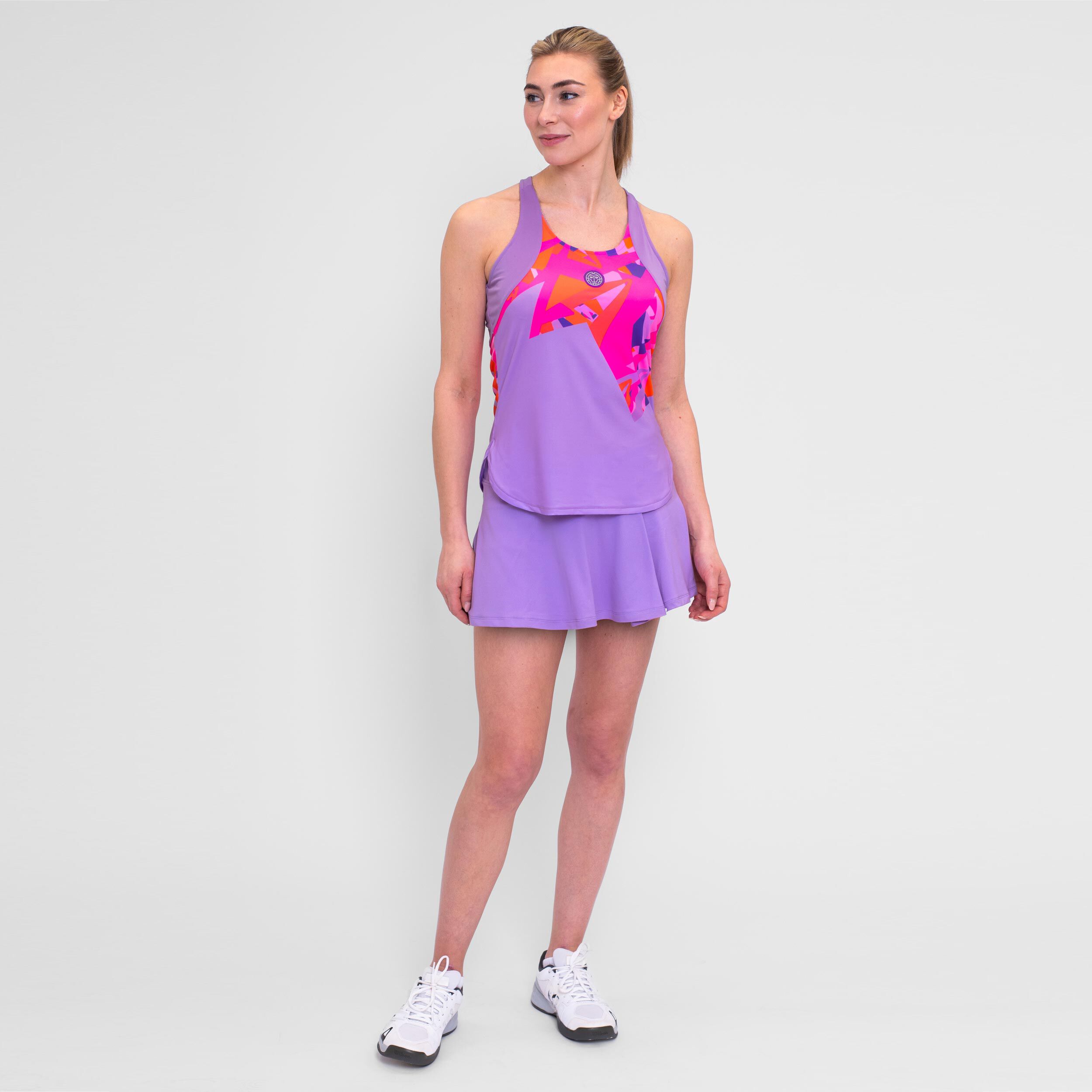 Spike Tank-Top Damen - Lila, Pink