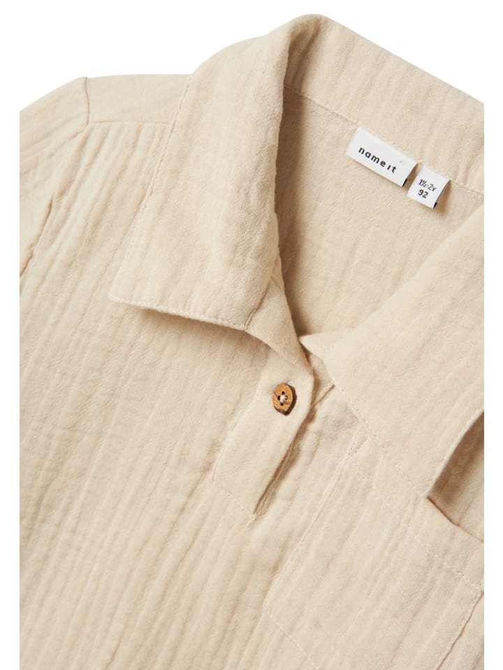 name it Hemd 'Hefin' in beige günstig kaufen