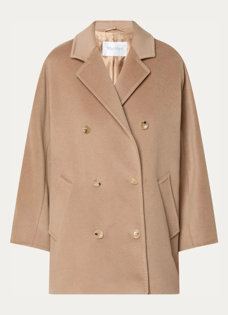 MaxMara Rebus -kaksirivinen kashmirsekoitteinen takki sivutaskuilla
