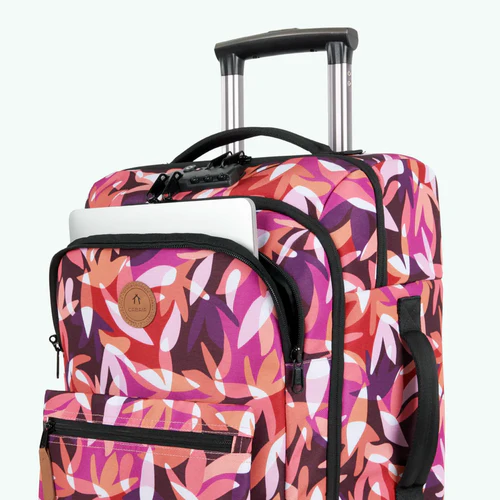 Small 4-wheel soft suitcase Montreuil Bordeaux
