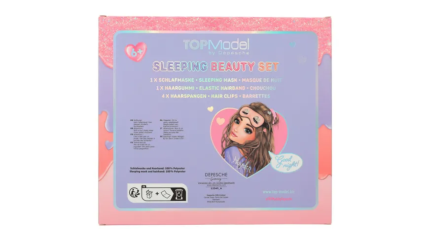 TOPModel Schlafmaske Set BEAUTY and ME