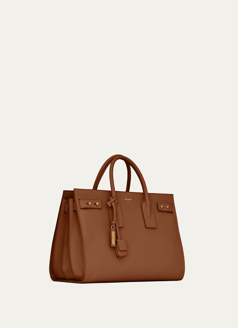 Borsa Saint Laurent Supple Sac De Jour Medium in pelle di vitello