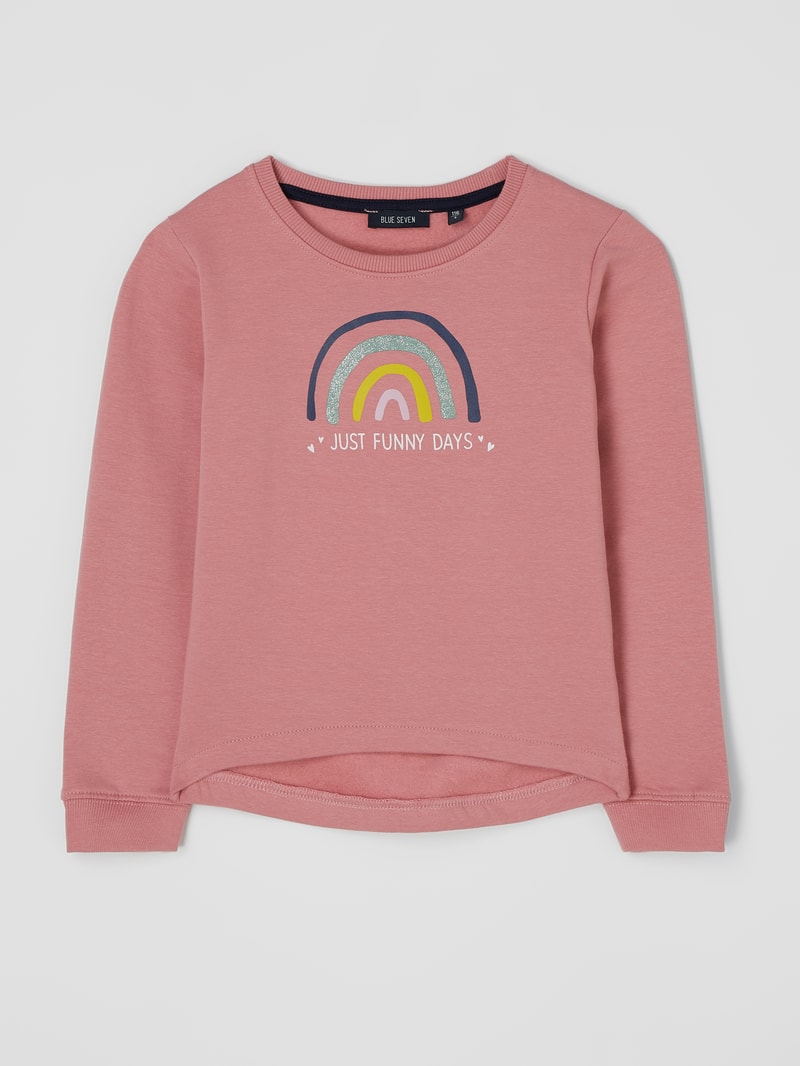 Sweatshirt mit Print in altrosa