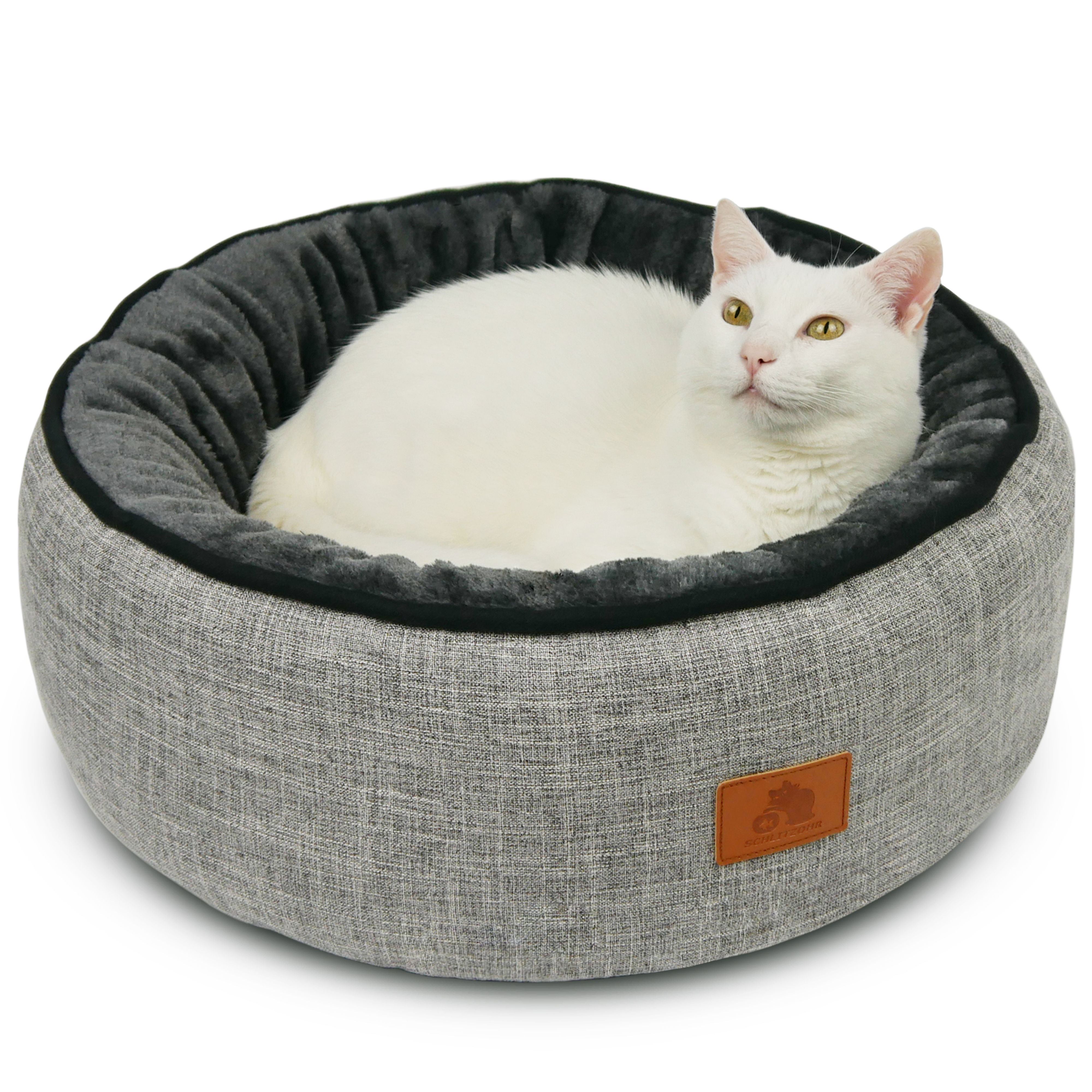 Schlitzohr Hundebetten Schlitzohr Donut Katzenbett Sissy rund