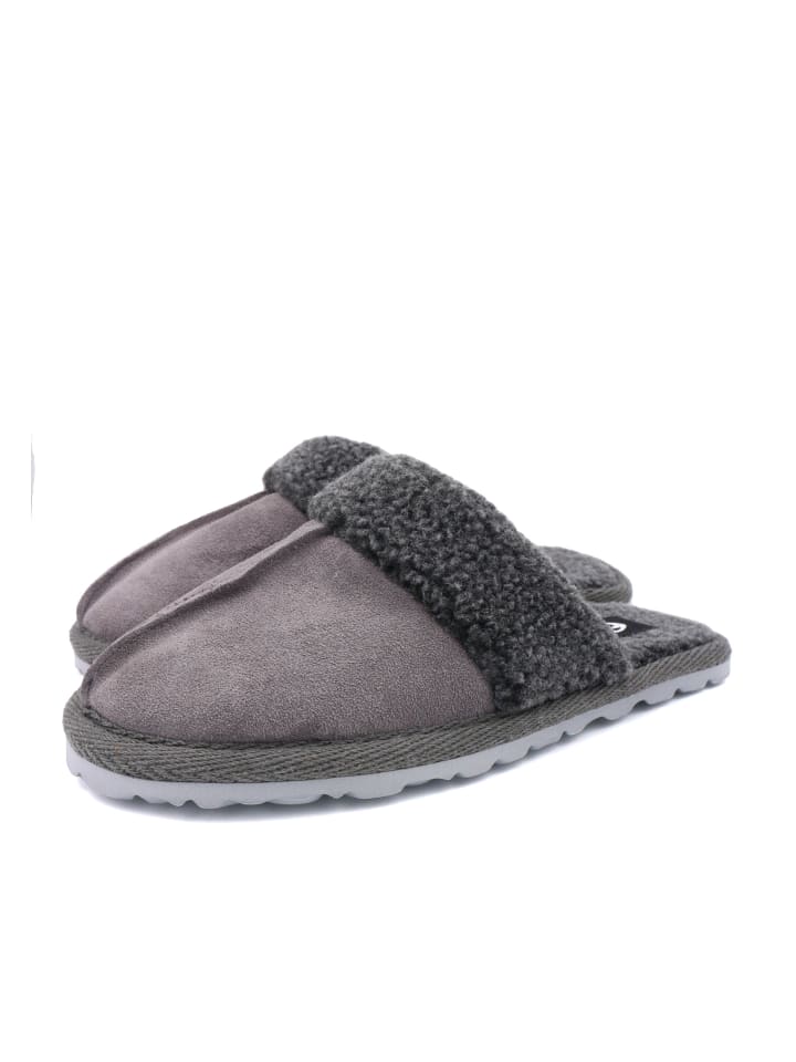 billowy Pantoletten  in grau günstig kaufen