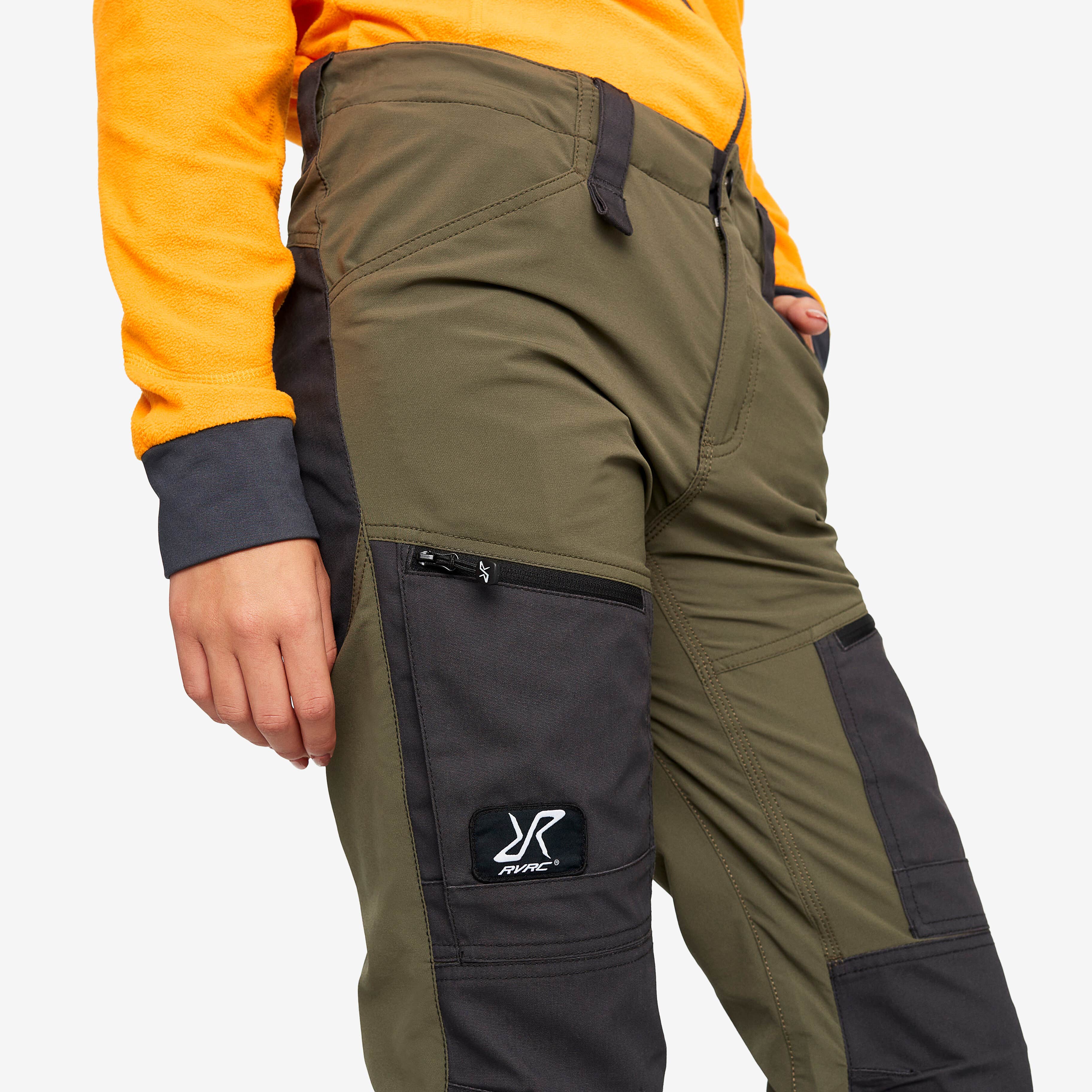 RVRC GP Pants Teens Olive Night