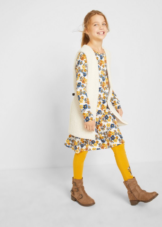 Mädchen Jerseykleid (2er Pack) aus Bio-Baumwolle