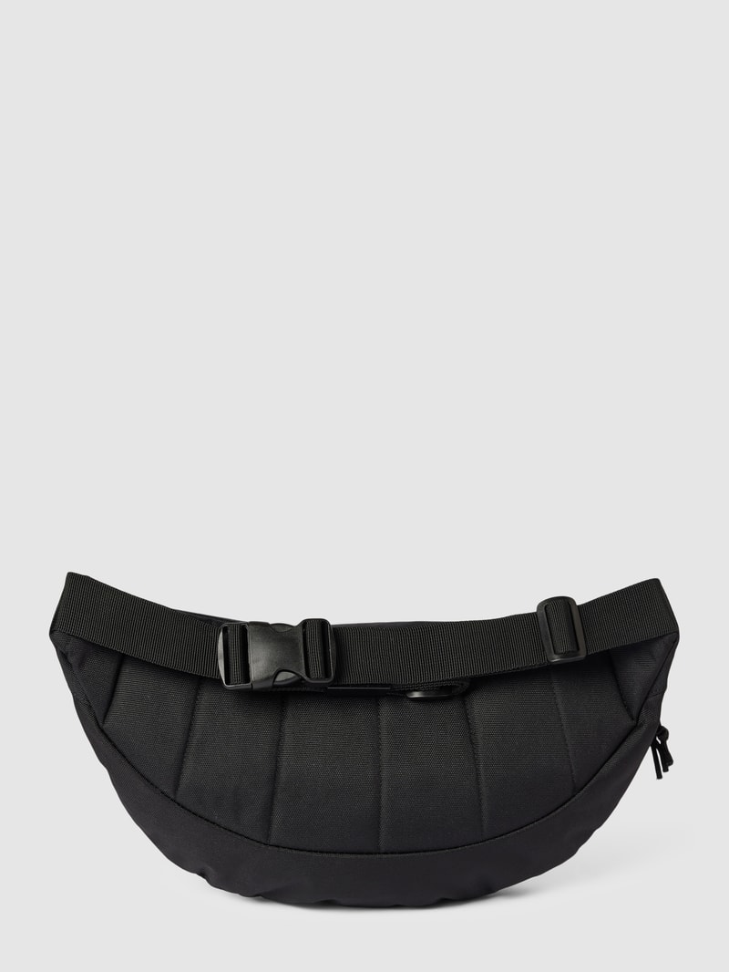Bauchtasche mit Label-Patch in schwarz