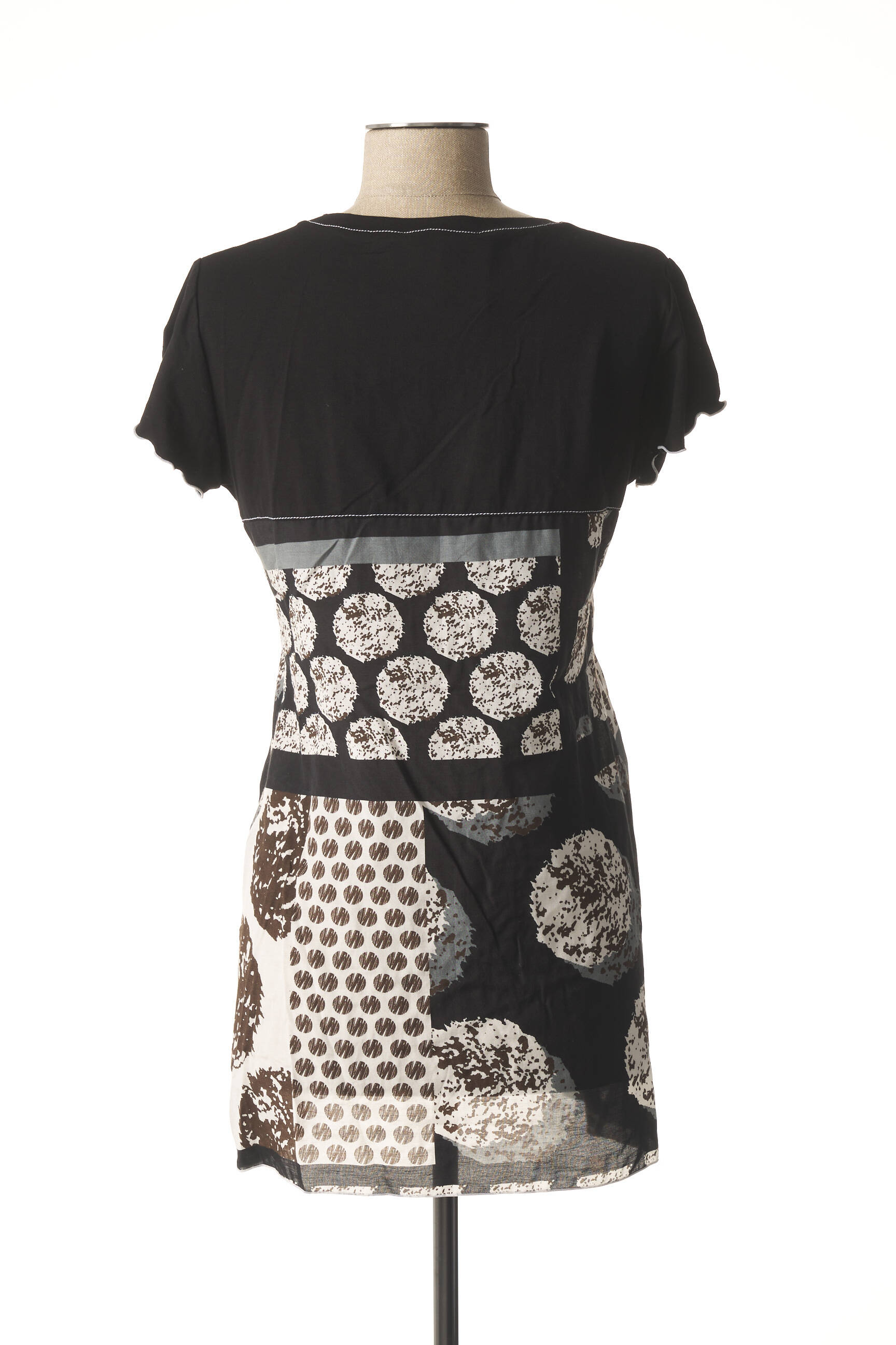 Jean Gabriel Tuniquemanchecourte Femme couleur noir
